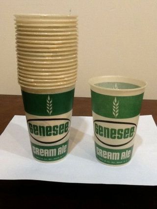 20 Vintage Genesee.  Cream Ale Beer Cups