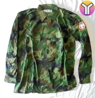 M93 Camouflage Shirt - Vj - Yugoslav Federal / Serbian Army - Xxl