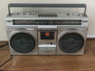 Vintage Sanyo M9935k Boombox Ghetto Blaster Short Wave Radio Cassette Player