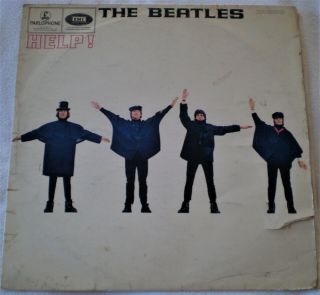 Help The Beatles Album Vinyl Lp Vintage John Lennon Paul Mccartney Mono 1965
