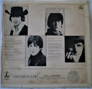 Help The Beatles album vinyl LP vintage John Lennon Paul McCartney mono 1965 2