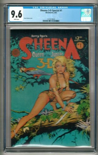 Sheena 3 - D Special 1 (1985) Cgc 9.  6 White Pages Dave Stevens Blackthorne