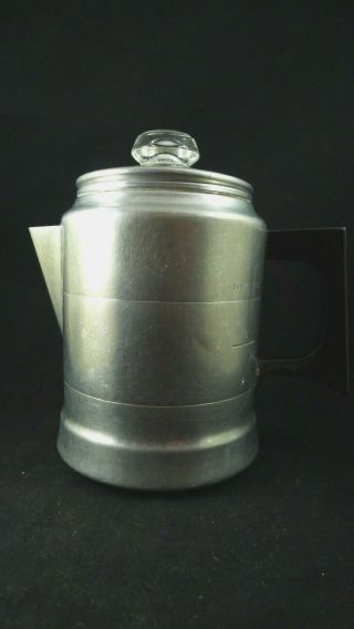 Vintage 4 Cup Comet Aluminum Percolator Coffee Pot