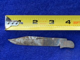 Case Bros.  Little Valley Ny Clip Point Blade Only Long Pull Parts/repair