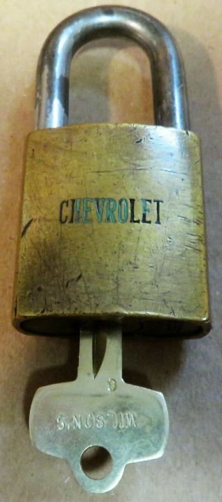 General Motors Chevrolet Best Brass Padlock With Key