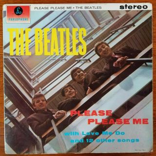 Beatles Please Me Uk Stereo Parlophone Lp Vinyl Record Album - 1l - 1m