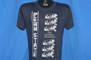 Vtg 80s Penn State 1982 National Champions College Football Psu T - Shirt Small S
