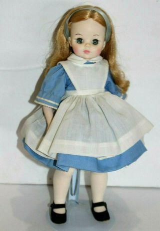 Vintage 1960s Madame Alexander Alice In Wonderland Doll 13 1/2 " Tall Sleepy Eyes