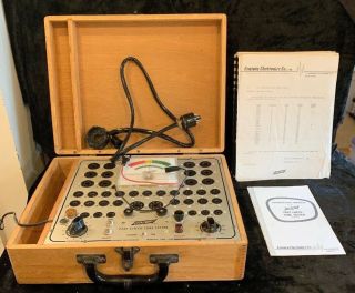 Vacuum Tube Tester - Vintage Century Fc - 2 - Guitar - Hifi - Radio - Tv Tubes