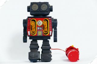 Horikawa Sh Yonezawa Masudaya Space Attacker Robot Tin Japan Vintage Toy