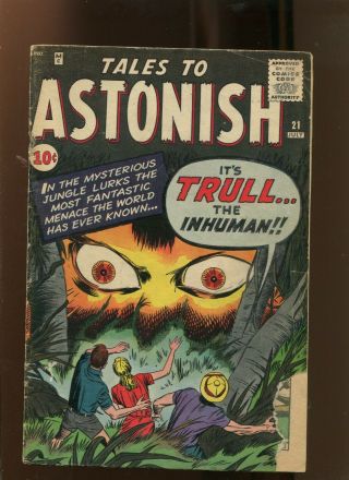 Tales To Astonish 21 (2.  0) Hulk Prototype 1961