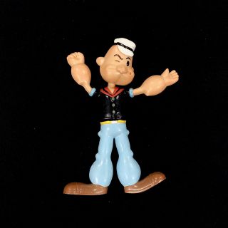 Vintage 1993 Popeye The Sailor Man 7 " Bendable Rubber Toy Figure