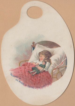 Die Cut Palette Victorian Trade Card - Carter 