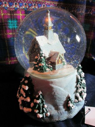 Musical Snow Globe Plays " The Lord 