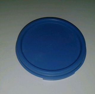 Tupperware Replacement Lid Modular Mate Round Seal 1607 Light Blue
