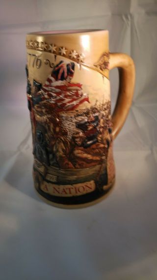 Miller High Life 1776 Birth Of A Nation 99387 Beer Stein - Third In Series