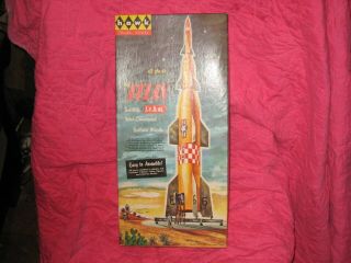 Vintage 1956 Hawk The Atlas Satellite I.  C.  B.  M.  Ballistic Missile Model 200 Rare