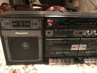 Vintage Panasonic Rx - Cw43 Boom Box 1980 