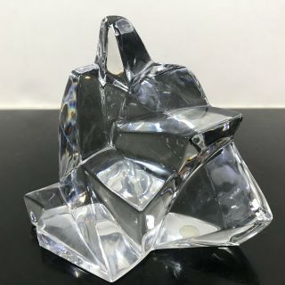 Franklin Iceberg Crystal Clear Art Glass Statue Figurine Paperweight
