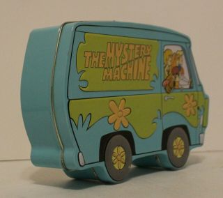 Vintage 1998 Cartoon Network Scooby Doo The Mystery Machine Van Tin Box 2