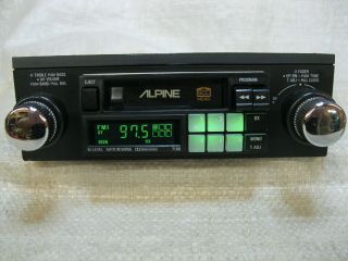 Alpine 7168 Am/fm Cassette Radio Knob (shaft Style) Vintage Old School Rare