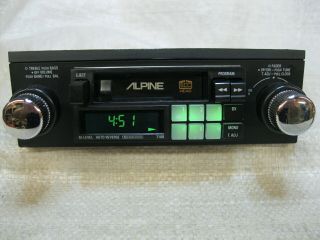 ALPINE 7168 AM/FM CASSETTE RADIO KNOB (SHAFT STYLE) VINTAGE OLD SCHOOL RARE 3