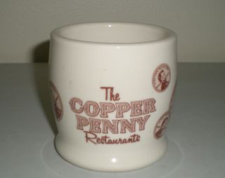 Vintage The Copper Penny Restaurant Coffee Mug By Shenango China
