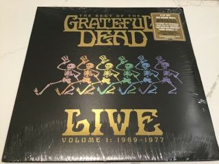 Grateful Dead Vinyl “best Of Live 69 - 77 Volume 1” (w/ Hype) 180 Gram 2lp