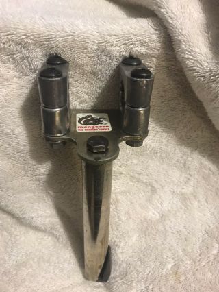 Mongoose Gold Stem Double Clamp Vintage Bmx Products Old School Motomag