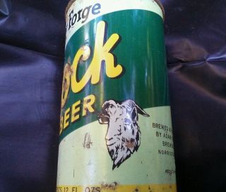 Valley Forge Bock Beer Flat Top Beer Can