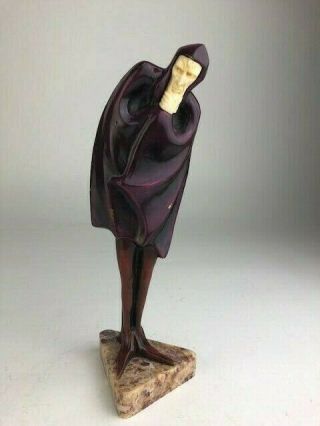 Roland Paris,  (german,  1894 - 1945).  " Mephistopheles ",  An Art Deco Bronze Figure.