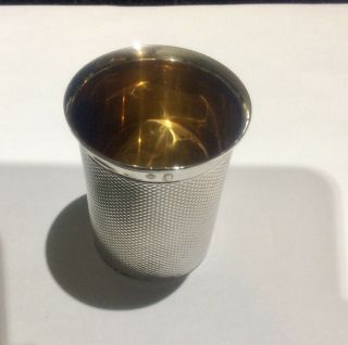 Rare Vintage Hermes Sterling Cup From Smoking Set Madison Ravinet D’enfert