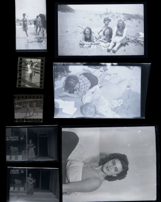 Lqqk 15 Vintage 1950s - 70s Negatives,  A Few Lovely Girls Next Door 6