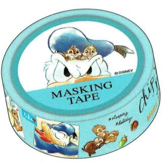 Japan Disney Washi Paper Masking Tape Sticker Donald Duck Vs Chip & Dale Funny