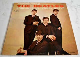 The Beatles,  Introducing,  Vee Jay Lp - 1062 " Blank Back " Cover Only