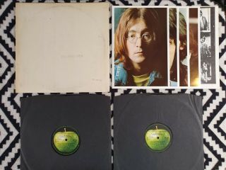 The Beatles - White Album Rare Uk Mono Low Numbered Complete Apple 2lp No.  54298