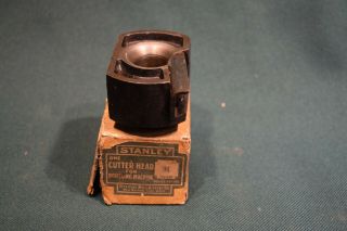 Vintage Stanley 77 Dowel Machine 3/4 " Cutter Head W Box Made In Usa