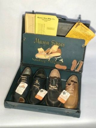 Vintage Salesman Sample Case Kit - Mason Shoes