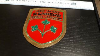 Junior Canadian Rangers Army Canada Plate Military