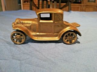 Vintage Solid Brass Car 1920 