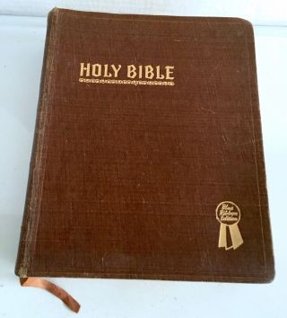 Standard Reference Bible Blue Ribbon Edition 1951 Hertel