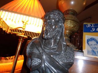 Antique Black/verdigres Marble Statue Of A Blacka Moor: Grand Tour? Well Done