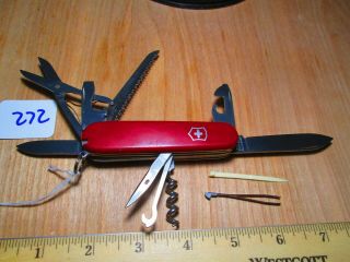 272 Red Victorinox Swiss Army Huntsman Knife