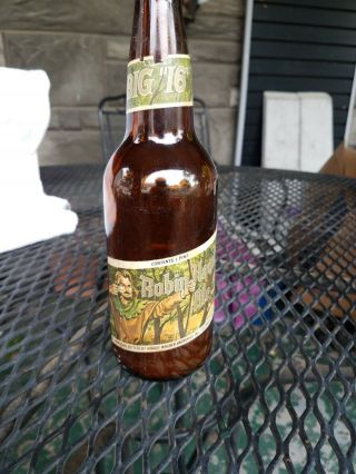 Robin Hood Ale Vintage Pint Beer Bottle August Wagner Brewery Columbus Oh,  Rare