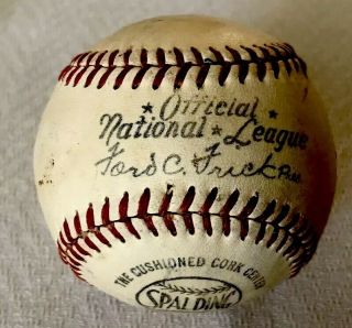 Vintage Official National League Baseball Ford Frick Spalding 1949 - 51
