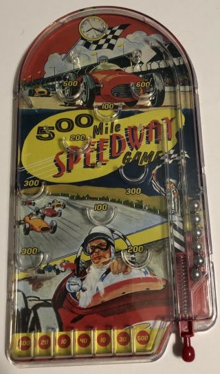 Vintage Wolverine Toy Co.  500 Mile Speedway Pinball Game