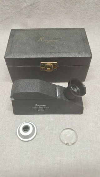 Vintage Rayner 1100/3073 Gemstone Refractometer England