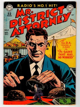 Mr.  District Attorney 11 - Vg/fn Dc 1949 Vintage Comic