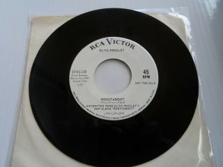 99 Ultra - Rare Promo Only Elvis Presley " Roustabout " Sp45 - 139 10/64