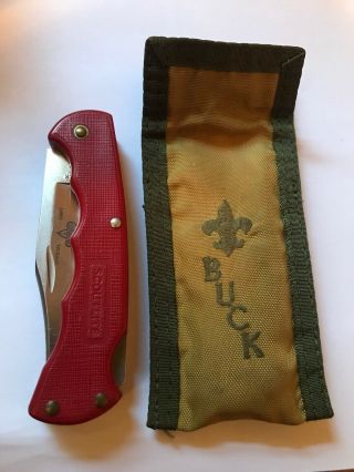 Vintage Boy Scout Knife.  Made By Buck Knives